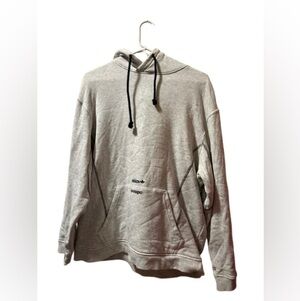Adidas Trefoil “Expo” Graphic Hoodie – Light Grey, Unisex Fit (M)